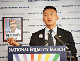 "Dan Choi" "National Equality March" DADT gays military Matlovich
